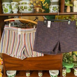 TWO Shorts Sz 10 Loft NWT